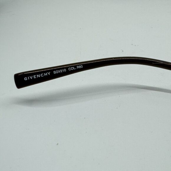 Givenchy SGV 210 Sunglasses Frames Only Gold Silver‎ Col.R80 H11743 main image 8